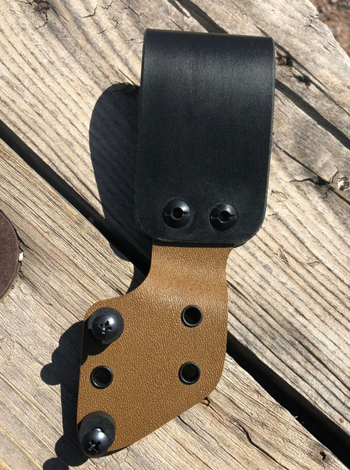 Leather belt loop - AZWELKE Custom Kydex Sheaths