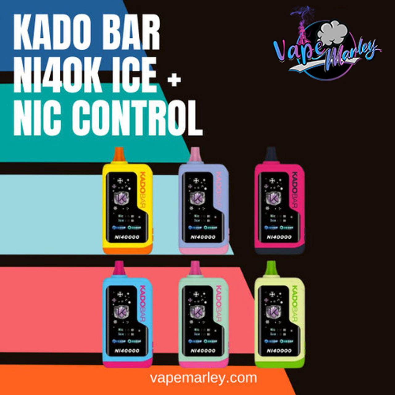 KADO BAR NI40K ICE + NIC CONTROL DISPOSABLE PUFF