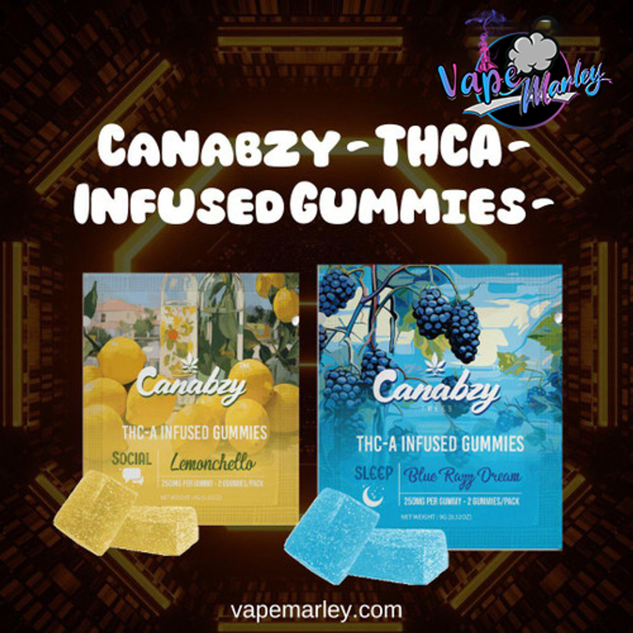Canabzy - THCA - Infused Gummies - 500MG