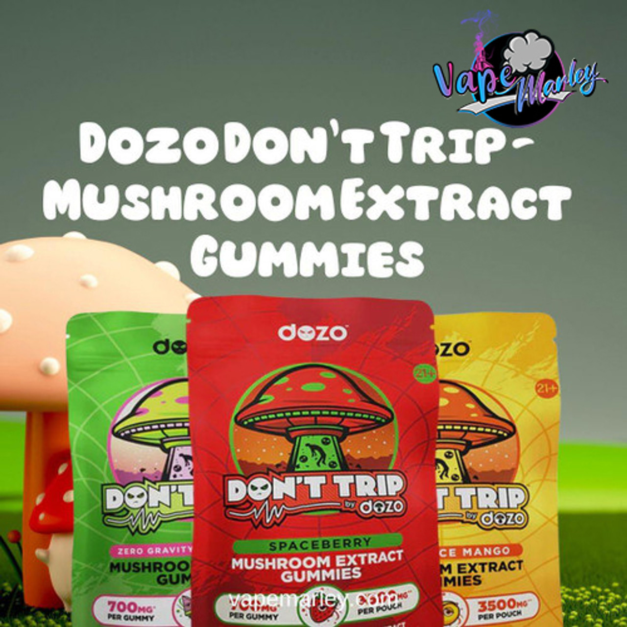 Dozo Don’t Trip - Mushroom Extract Gummies - 3500MG