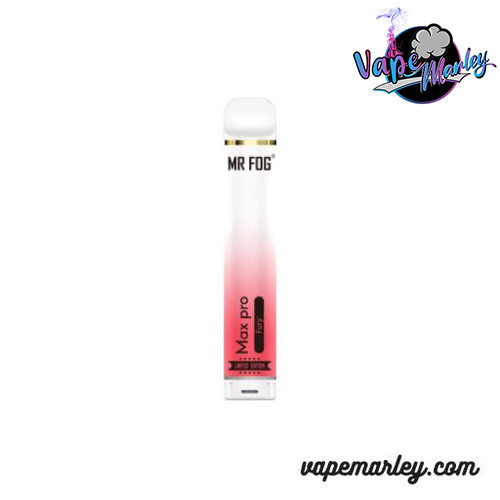 what flavor is fury mr fog Max Pro Limited Edition 2000 Puffs Nic Strength:0mg Nic Salt Tobacco Foger Vape Cherry