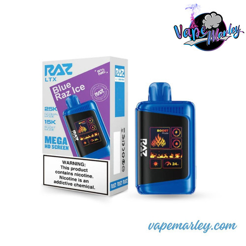 Blue Razz ice Raz LTX 25K Disposable | Raz Vape