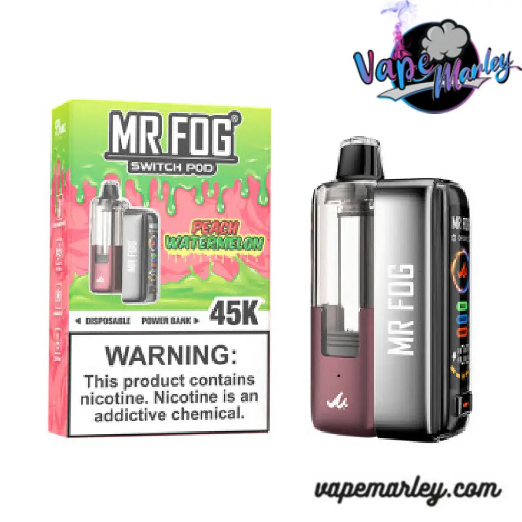 Peach Watermelon Mr Fog Switch 45K Puffs