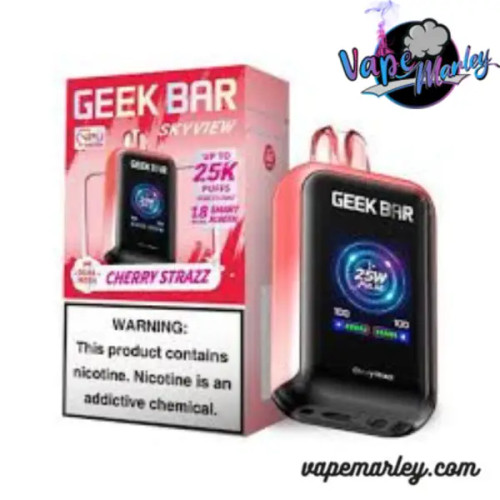 Cherry Strazz Geek Bar Sky View 25000 Puffs - Disposable