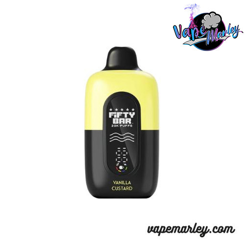 Vanilla Custard Fifty Bar V2 20000 Puffs Disposable Device