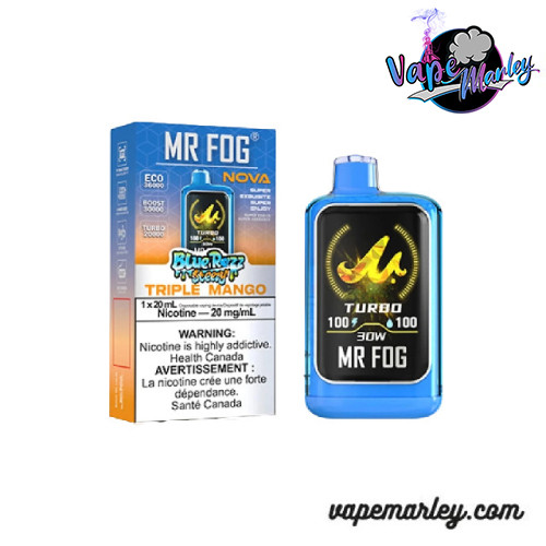 Triple Mango Mr Fog Nova Steezy Edition 36,000 Puffs Disposable Vape Triple Mango Mr Fog Nova Steezy Edition 36,000 Puffs Disposable Vape