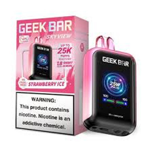 Strawberry Ice Geek Bar Sky View