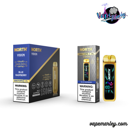 Blue Raspberry North Habibi Edition 15000 Puffs Disposable Vape - 5% Nicotine Blue Raspberry North Habibi Edition 15000 Puffs Disposable Vape - 5% Nicotine