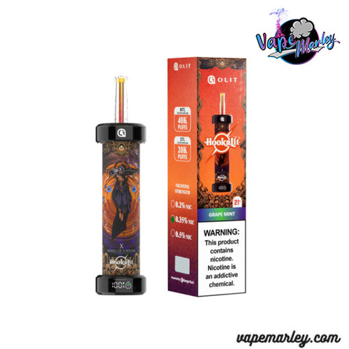 Grape Mint Olit Hookalit 40K Puffs Disposable Vape