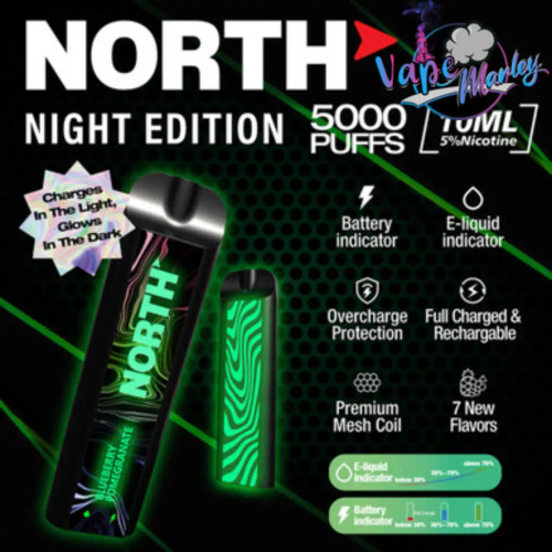 North Night Edition Disposable Vape - 5% Nic