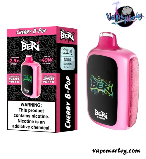 Cherry B Pop Beri Crush 50K Puffs Disposable Vape