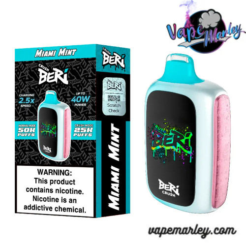 Miami Mint Beri Crush 50K Puffs Disposable Vape