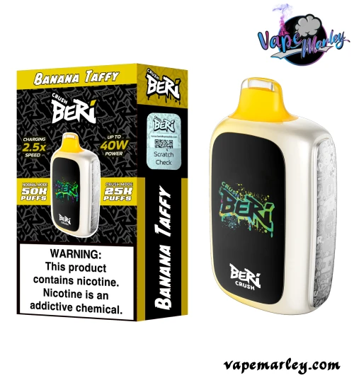 Banana Taffy Beri Crush 50K Puffs Disposable Vape