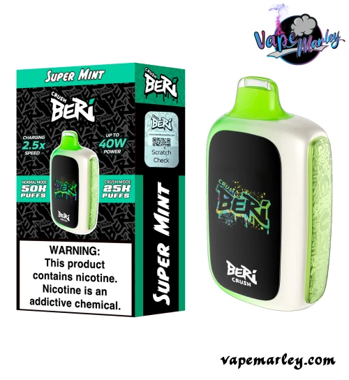Super Mint Beri Crush 50K Puffs Disposable Vape