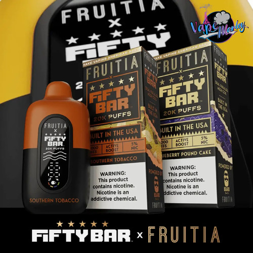 Fifty Bar Fruitia X 20000 Puffs Disposable Vape
