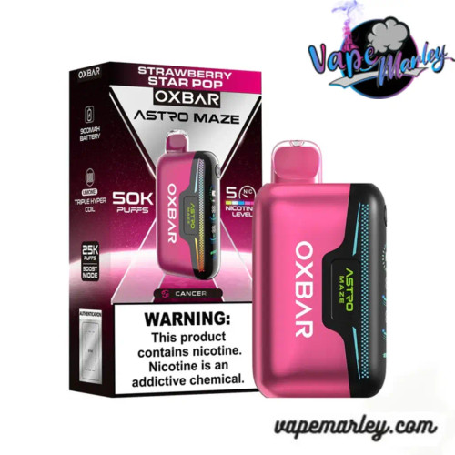Strawberry Star Pop Oxbar Astro Maze