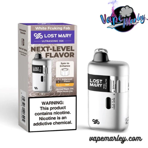 White Fcuking Fab Lost Mary Ultrasonic 35K