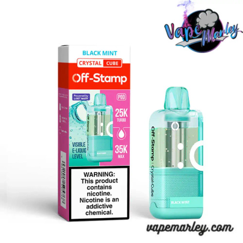 Black Mint Off Stamp X Cube Crystal Cube 35K