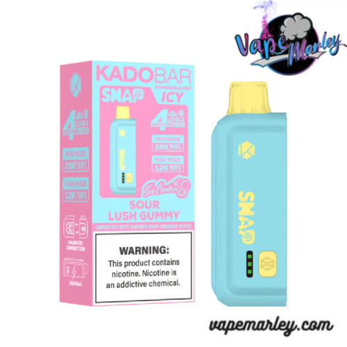 Sour Lush Gummy (Icy) Kado Bar Snap 5%