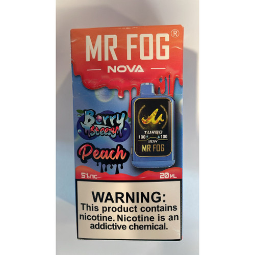 Peach (Berry Steezy) Mr Fog Nova 36,000 Puffs Disposable Vape Peach (Berry Steezy) Mr Fog Nova 36,000 Puffs Disposable Vape