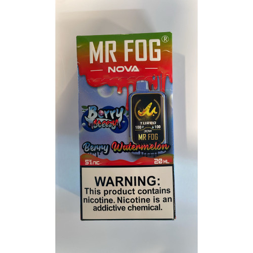 Berry Watermelon (Berry Steezy) Mr Fog Nova 36,000 Puffs Disposable Vape Berry Watermelon (Berry Steezy) Mr Fog Nova 36,000 Puffs Disposable Vape