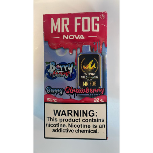 Berry Strawberry (Berry Steezy) Mr Fog Nova 36,000 Puffs Disposable Vape Berry Strawberry (Berry Steezy) Mr Fog Nova 36,000 Puffs Disposable Vape