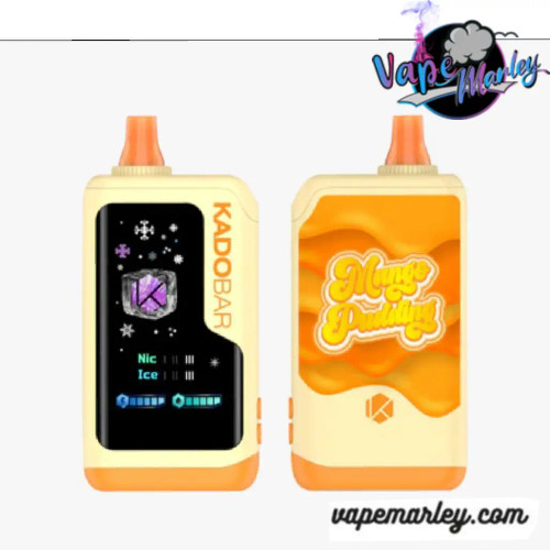 Kado Bar NI40K Mango Pudding - Ice+Nic Control Disposable Vape Kado Bar NI40K Mango Pudding - Ice+Nic Control Disposable Vape