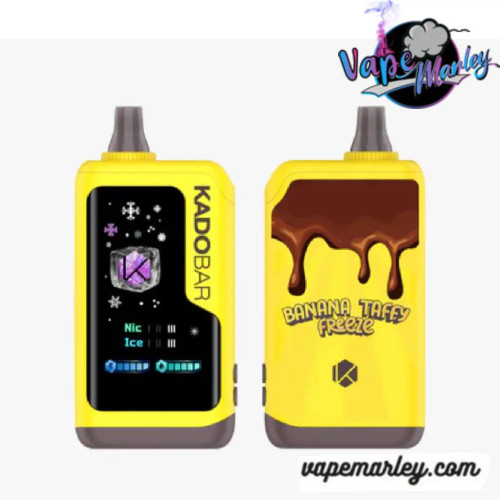 Kado Bar NI40K Banana Taffy Freeze - Ice+Nic Control Disposable Vape Kado Bar NI40K Banana Taffy Freeze - Ice+Nic Control Disposable Vape