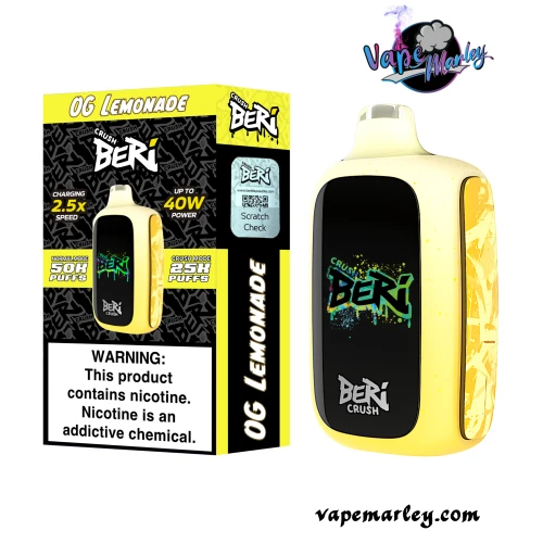 OG Lemonade Beri Crush 50K Puffs Disposable Vape