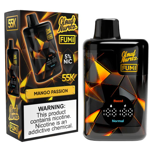 Mango Passion FUMI x Cloud Nurdz 55K Disposable Vapes