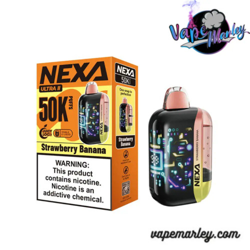 Strawberry Banana Nexa Ultra II 50K Puffs Disposable Vape Strawberry Banana Nexa Ultra II 50K Puffs Disposable Vape