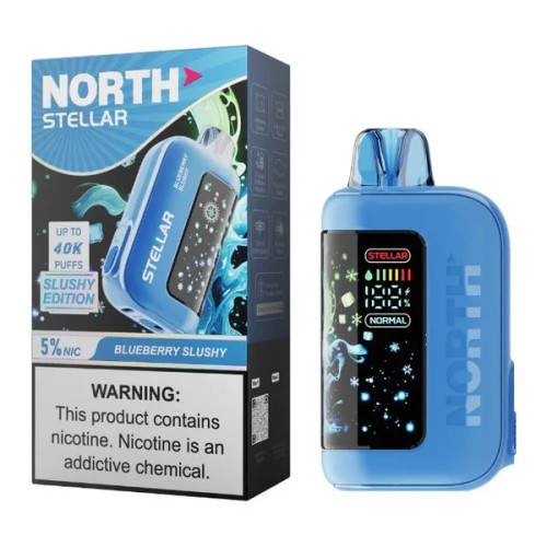Blueberry Slushy North Stellar Slushy Edition 40000 Puffs Disposable Vape Blueberry Slushy North Stellar Slushy Edition 40000 Puffs Disposable Vape