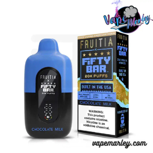 Chocolate Milk - Fifty Bar X Fruitia 20K Puffs Disposable Vape Chocolate Milk - Fifty Bar X Fruitia 20K Puffs Disposable Vape