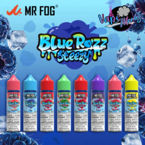 Mr Fog E-Liquid Blue Razz Steezy - 60 ML