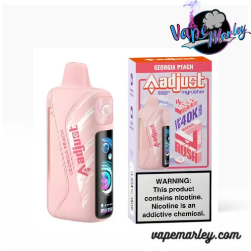 Georgia Peach Adjust MyRusher 40K Puffs Disposable Vape