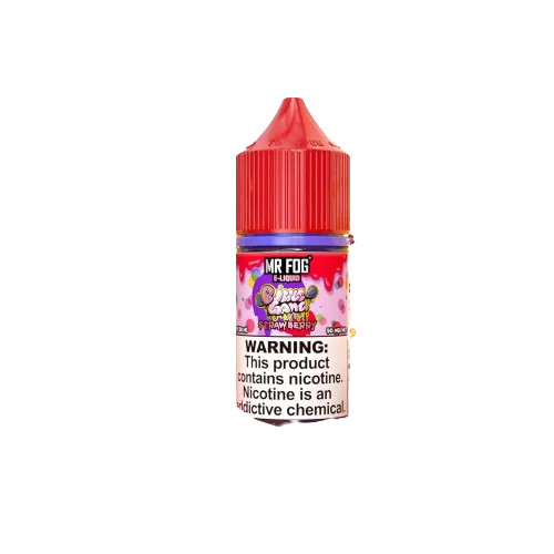 Strawberry Mr Fog Salt E-Liquid Bubble Gang