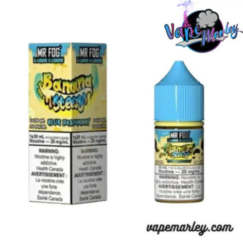 Blue Raspberry Banana Steezy Mr Fog Salt E-Liquid – 30ml