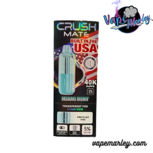 Miami Mint Crush Mate 40K Puffs Disposable Vape - 20mL (Only Pod)