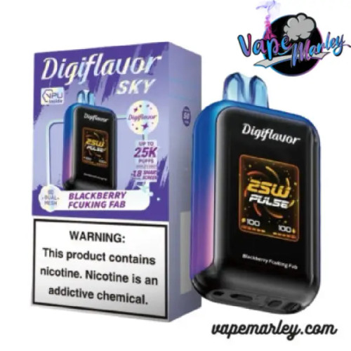 Blackberry Fcuking Fab Geek Bar Sky View DigiFlavor 25K Puffs Disposable Vape