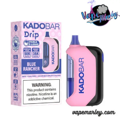 Blue Rancher -Kado Bar Drip 50K Disposable Vape
