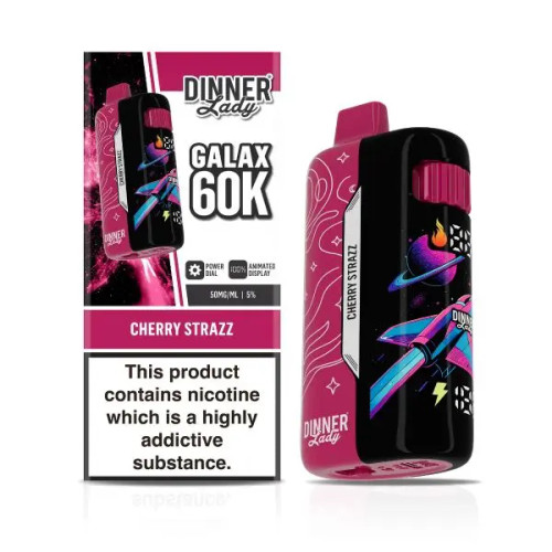 Cherry Strazz - Dinner Lady Galaxy 60K Puffs Disposable Vape