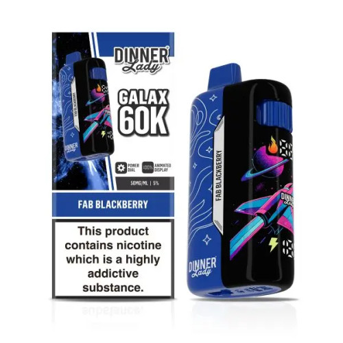 Fab Blackberry - Dinner Lady Galaxy 60K Puffs Disposable Vape