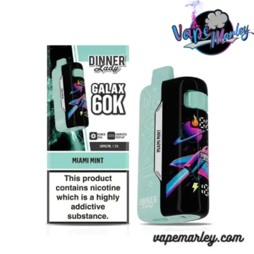 Miami Mint Dinner Lady Galax 60K Puffs Disposable Vape