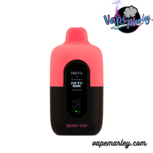 Berry Pop Fifty Bar Fruitia X  20K Puffs Disposable Vape