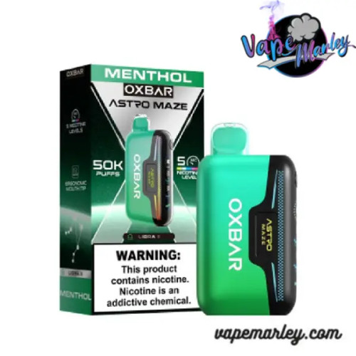 Menthol Oxbar Astro Maze 50K Puffs Disposable