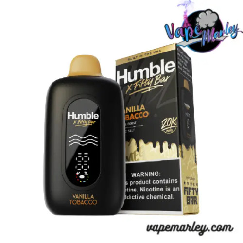 Vanilla Tobacco Humble X Fifty Bar 20000 Puffs Disposable Vape