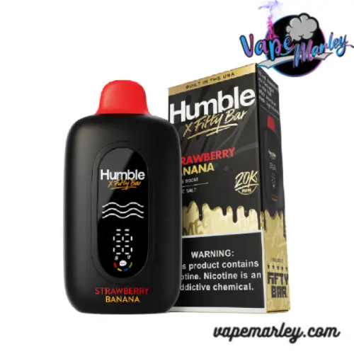 Strawberry Banana Humble X Fifty Bar 20000 Puffs Disposable Vape