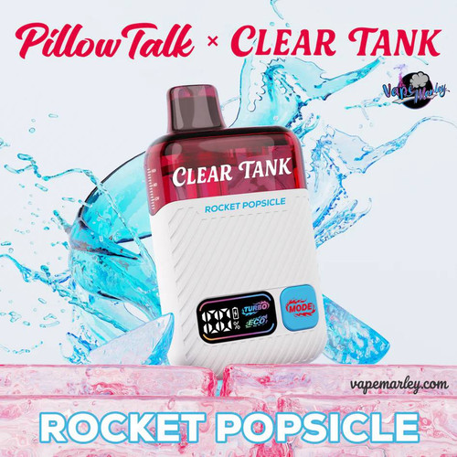 Rocket Popsicle Pillow Talk 60K Clear
