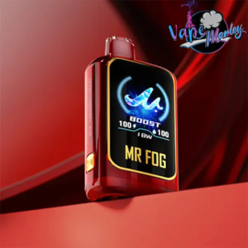 Strawberry Ice Mr Fog Nova 36K Puffs Zero Nicotine ( Turbo)