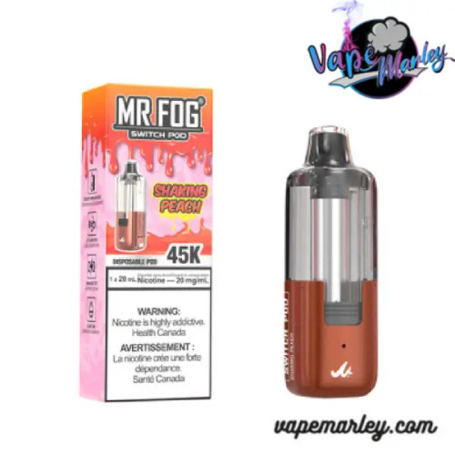 Shaking Peach Mr Fog Switch 45K Puffs Disposable Pod Only